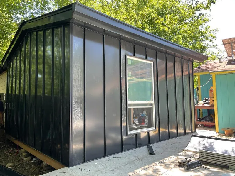 Black standing seam metal wall panels for Metal Roof Installation in Harker Heights